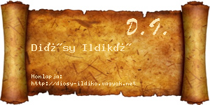 Diósy Ildikó névjegykártya